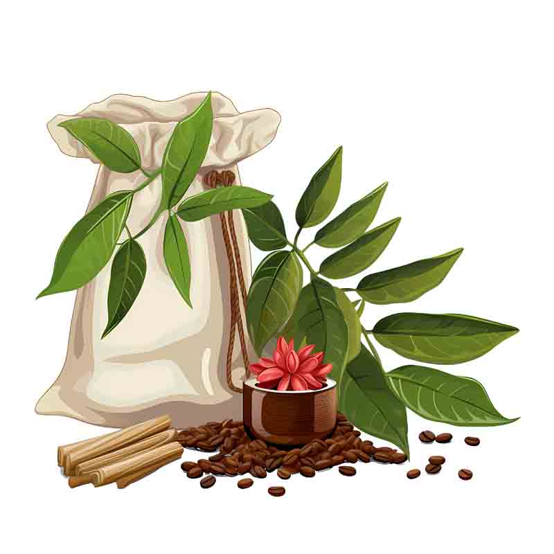 دانلود طرح گل قهوه در فنجان