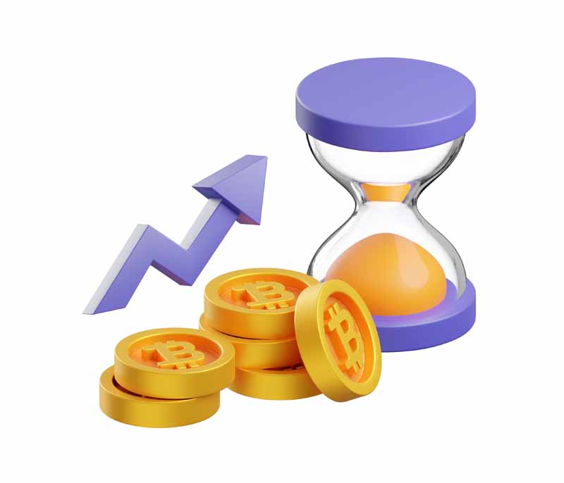 دانلود طرح آیکون رشد بیت کوین