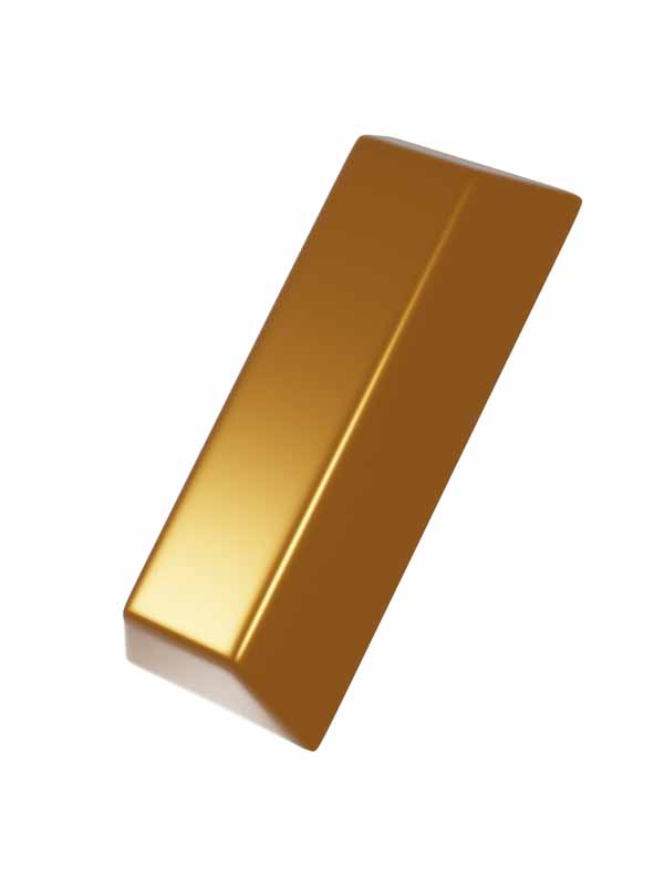 دانلود طرح آیکون یک عدد شمش طلا