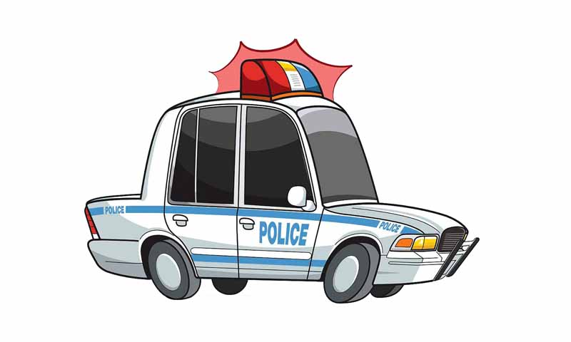 دانلود طرح ماشین پلیس سفید