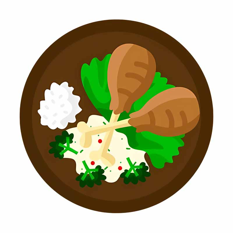 دانلود طرح خوراک مرغ در سفره