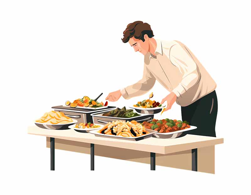 دانلود طرح چیدن غذا