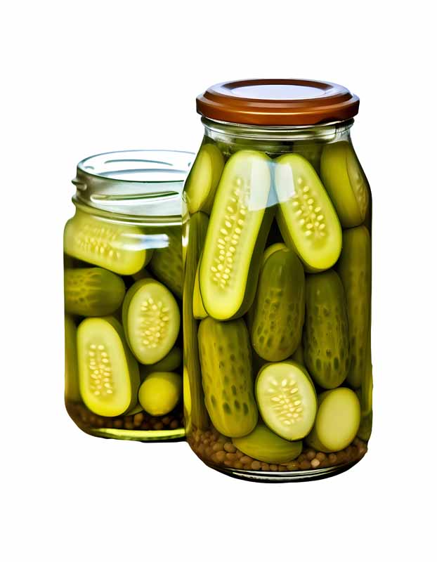 دانلود طرح شیشه خیارشور باریک