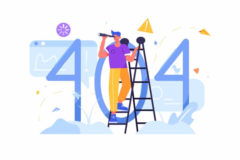 طرح لایه باز جستجو برای ارور 404