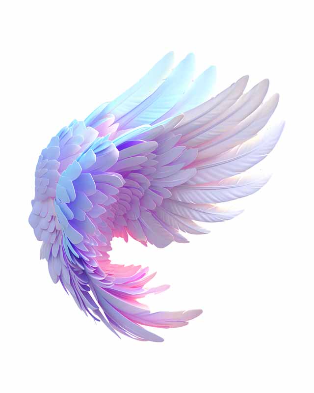 دانلود طرح بال فرشته بنفش
