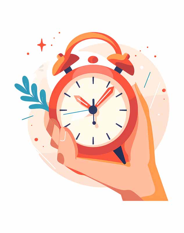 دانلود طرح عکس ساعت زنگ دار قرمز