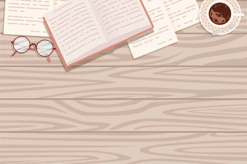 طرح لایه باز پس زمینه میز مطالعه