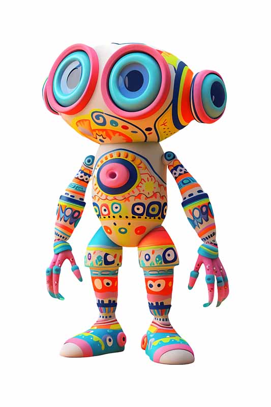 دانلود طرح ربات چشم آبی