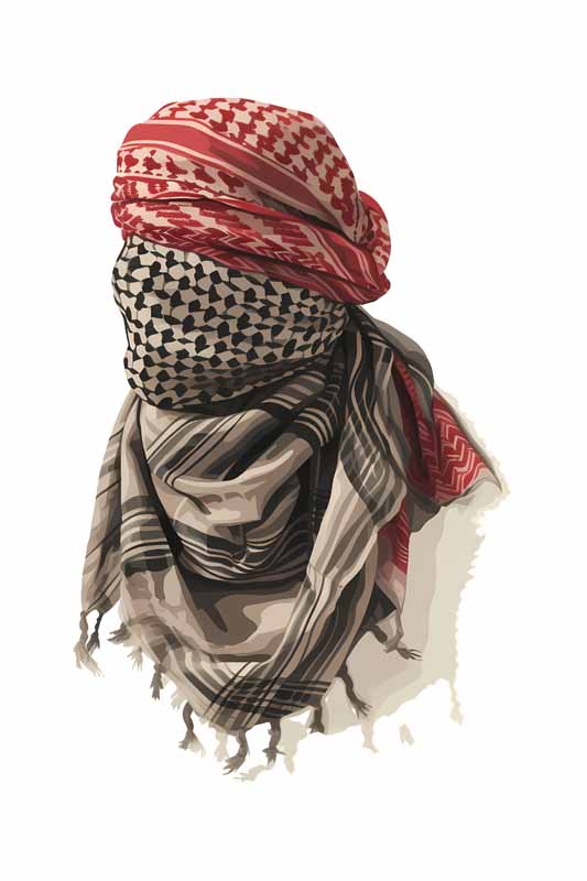 دانلود طرح چفیه و دستار عربی
