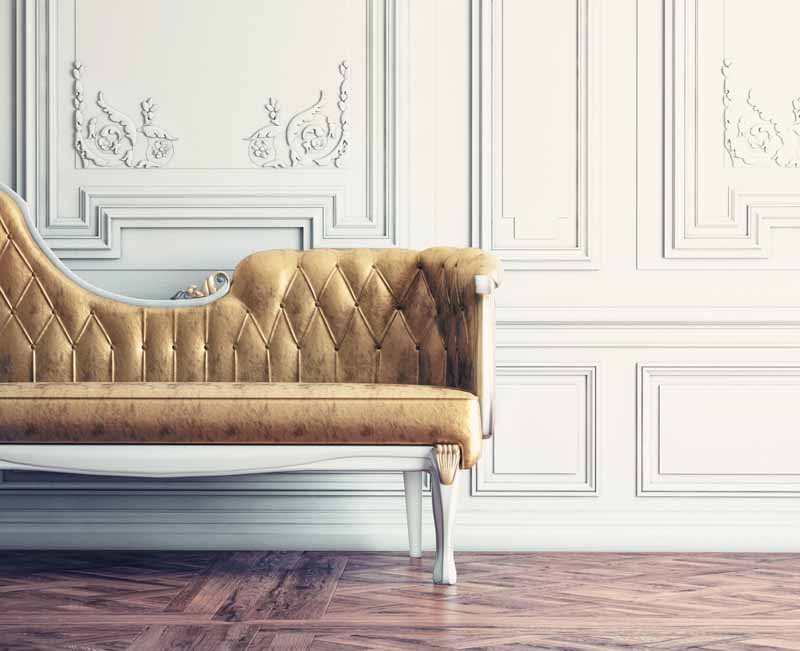 عکس با کیفیت از مبل سلطنتی کرم