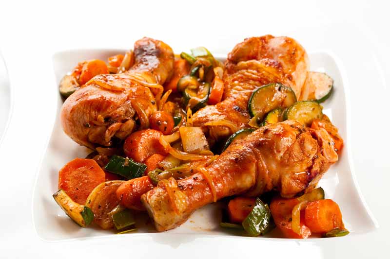 تصویر لارج فرمت از خوراک مرغ