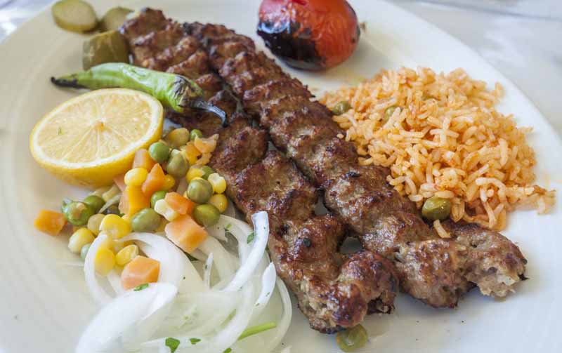 تصویر لارج فرمت از چلو کباب