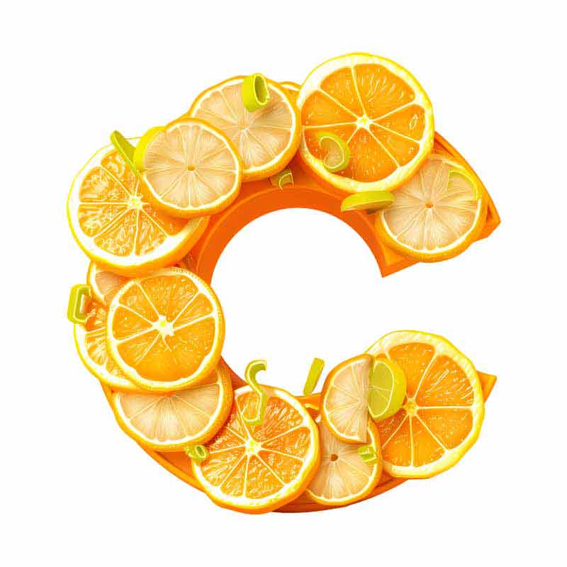 دانلود طرح حرف C با مرکبات