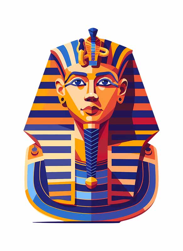 دانلود طرح مجسمه فرعون مصر