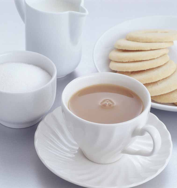 عکس با کیفیت از چای و شکر