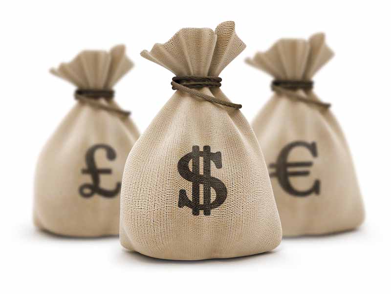 دانلود عکس با کیفیت از کیسه های پول