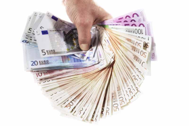 عکس با کیفیت از اسکناس های یورو