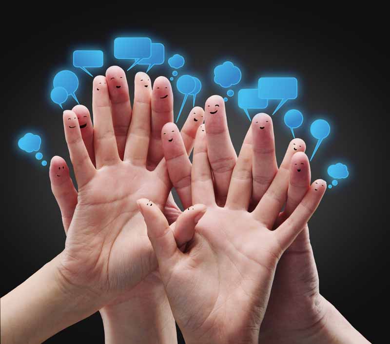 دانلود عکس شبکه های مجازی گفتگو