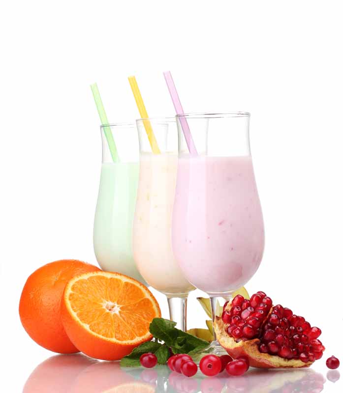 تصویر زیبا از سه رنگ آبمیوه