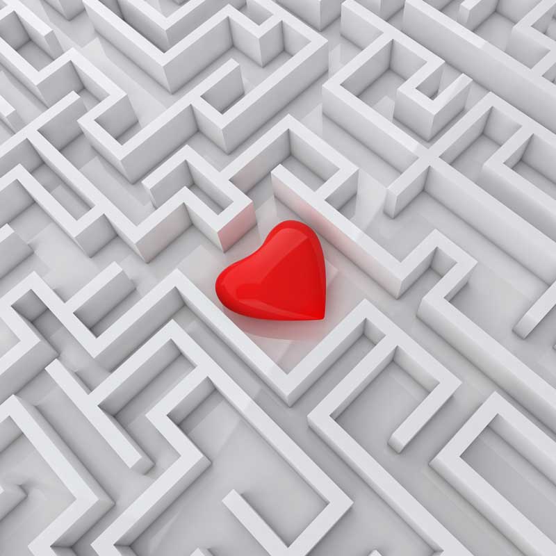 دانلود عکس یافتن قلب در مارپیچ