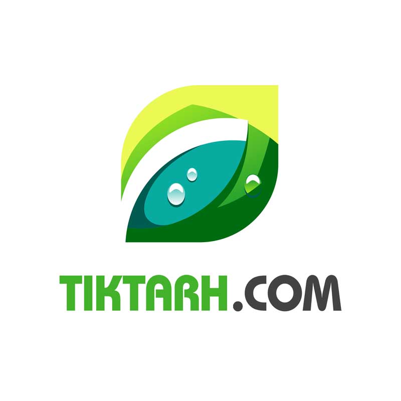 دانلود لوگو لایه باز با برگ و قطره آب