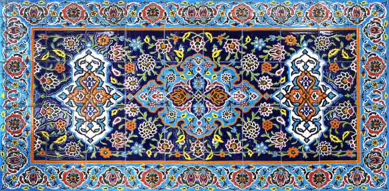دانلود تصویر کاشی کاری تاریخی