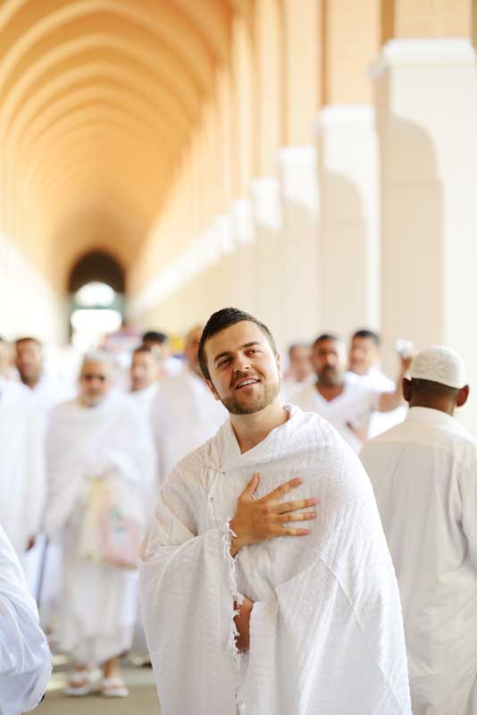 دانلود تصویر مرد مسلمان در مناسک حج