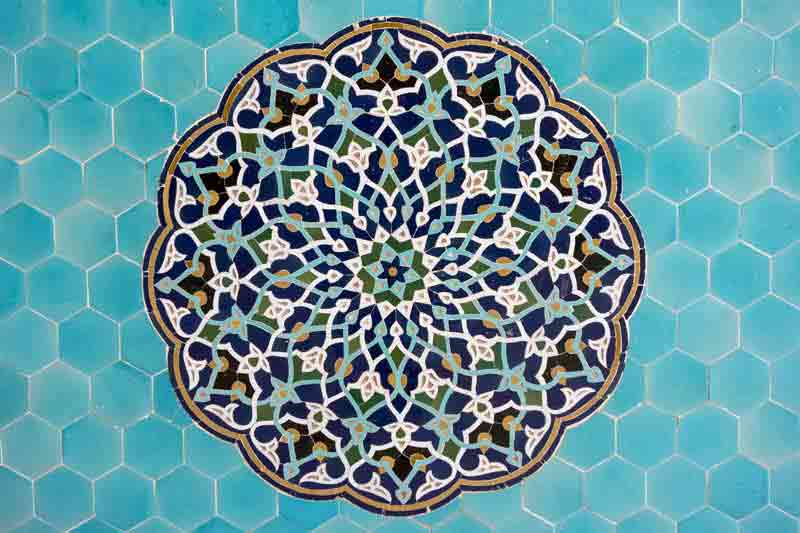 دانلود تصویر کاشی کاری اسلامی