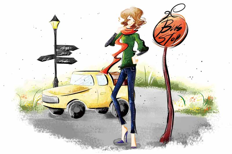 دانلود عکس از ایستگاه اتوبوس
