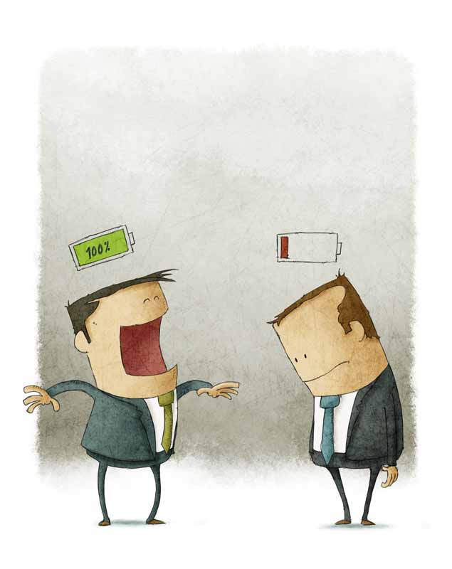 دانلود عکس از آدم پر انژی و ضعیف