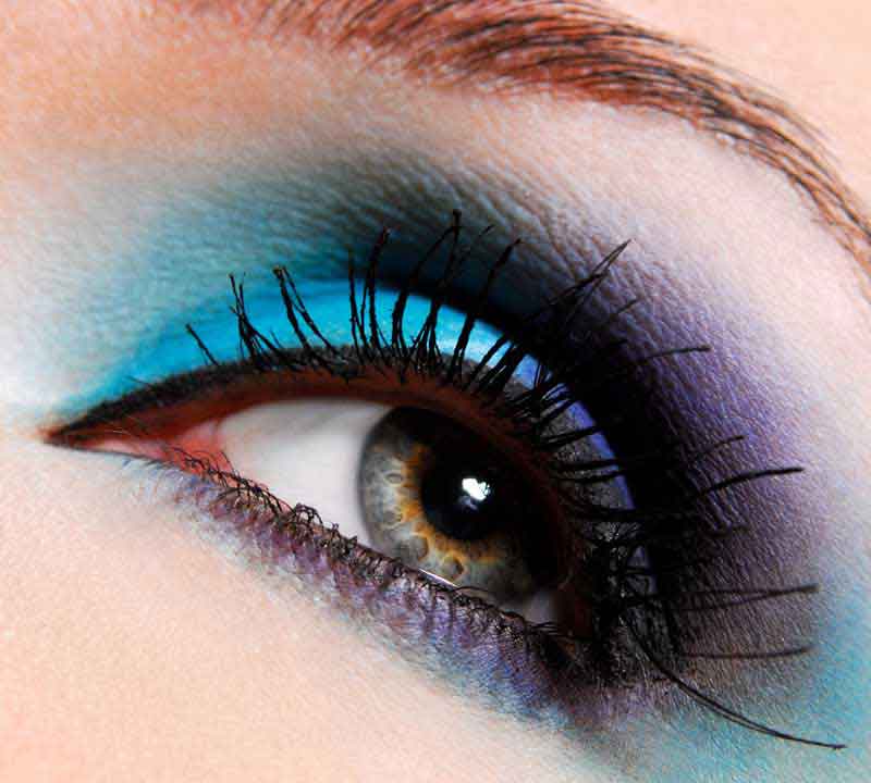عکس لارج فرمت آرایش چشم