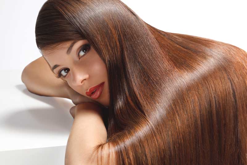 عکس لارج فرمت آرایش مو بلند