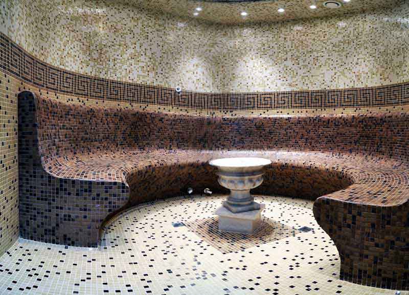 عکس زیبا از سونای کاشی شده