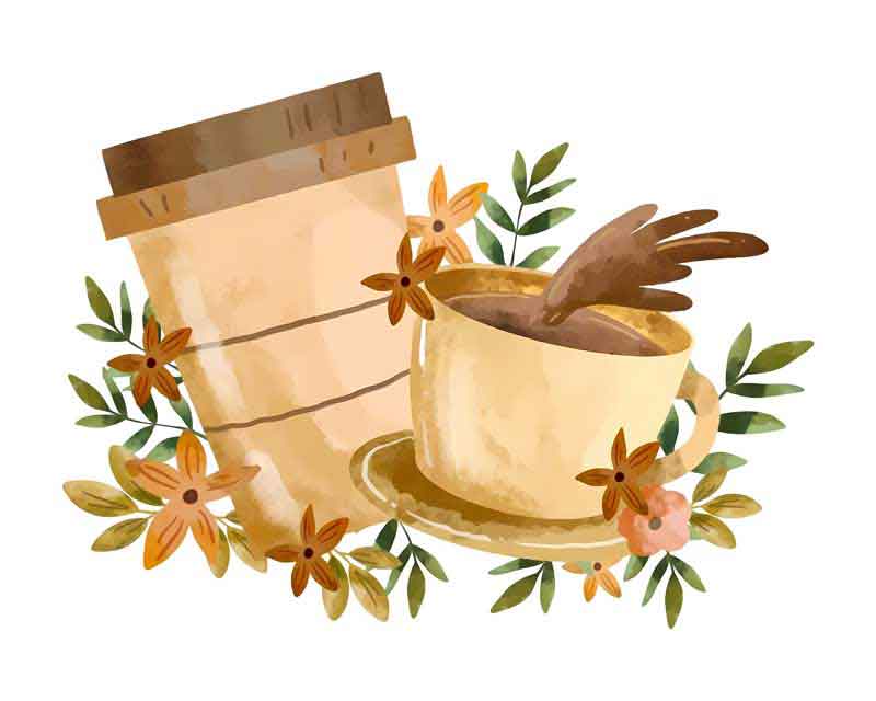 دانلود طرح لیوان و فنجان