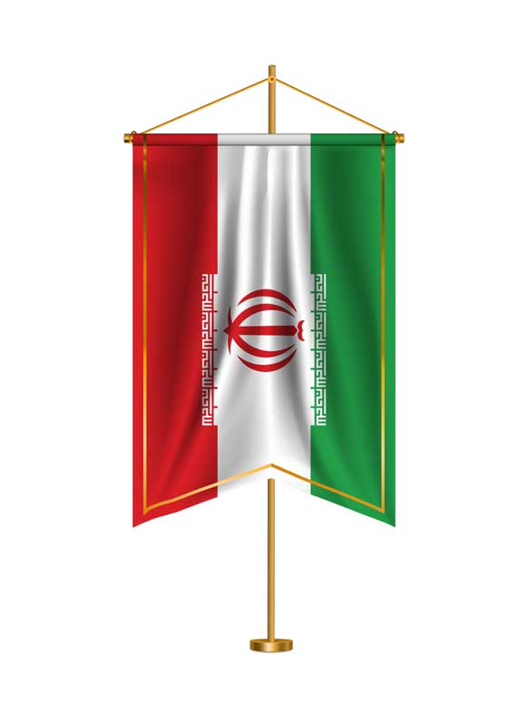 دانلود طرح پرچم رو میزی عمودی
