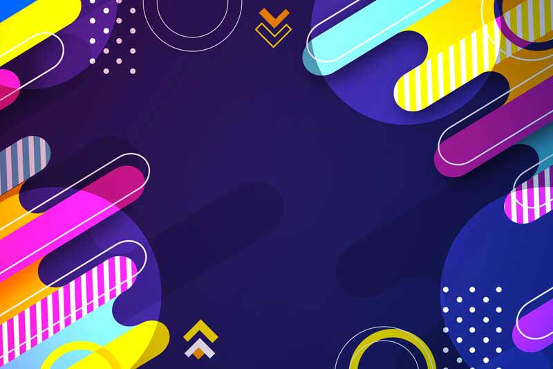 طرح لایه باز پس زمینه رنگین