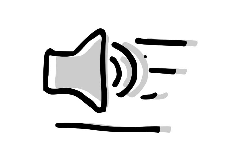 دانلود طرح آیکون صدای بلند
