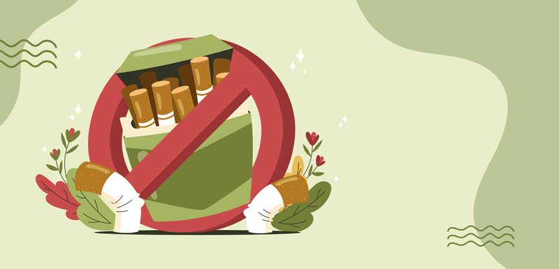 طرح لایه باز پس زمینه دخانیات ممنوع