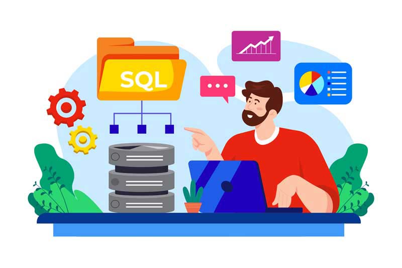 دانلود وکتور مفهومی مدیریت دیتا