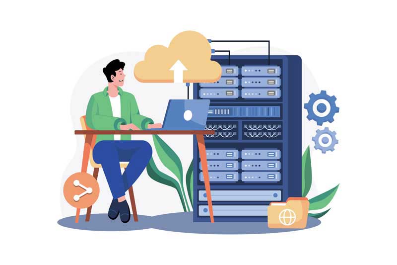 دانلود وکتور مفهومی دیتابیس
