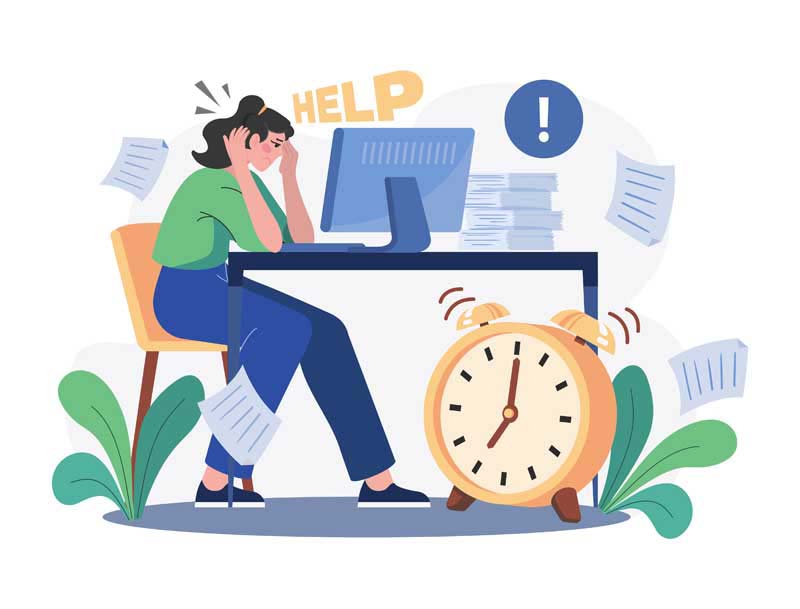 دانلود وکتور مفهومی کار زیاد