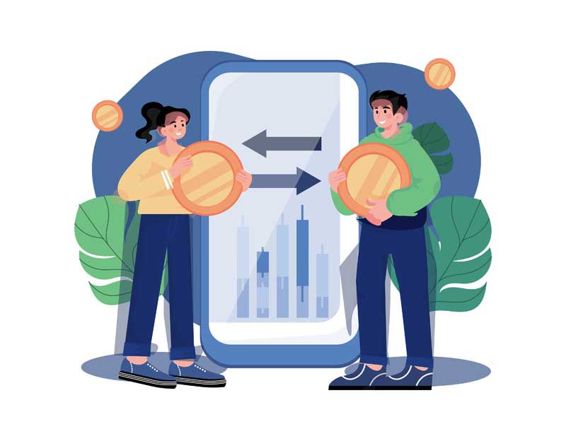 دانلود وکتور مفهومی انتقال پول