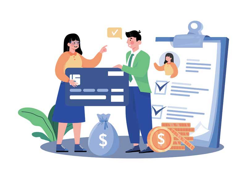 دانلود وکتور مفهومی کارت بانکی