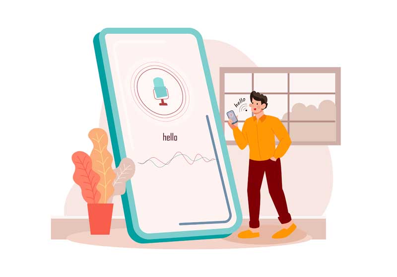 دانلود وکتور مفهومی تماس تلفنی