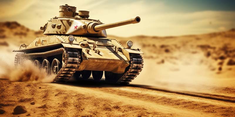 تصویر با کیفیت تانک قدیمی