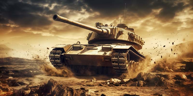 تصویر با کیفیت تانک داخل خاکی