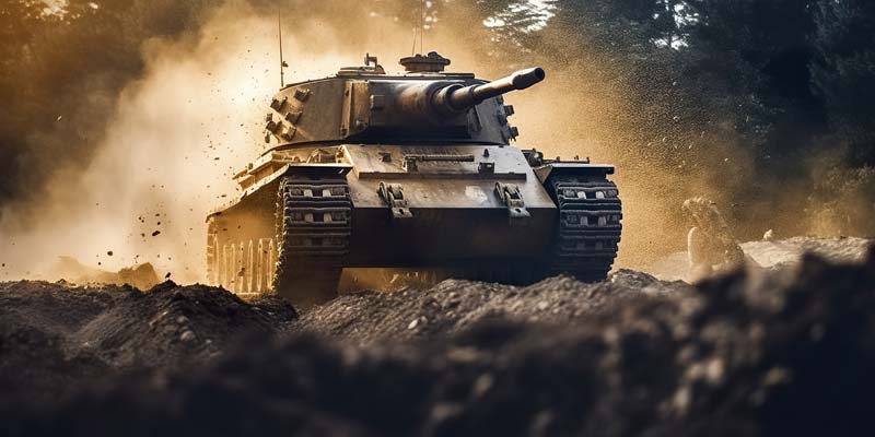 تصویر با کیفیت تانک کوچک زرهی