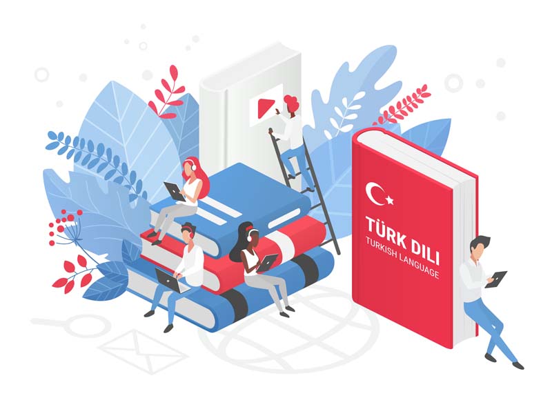 دانلود وکتور مفهومی کتاب ترکی