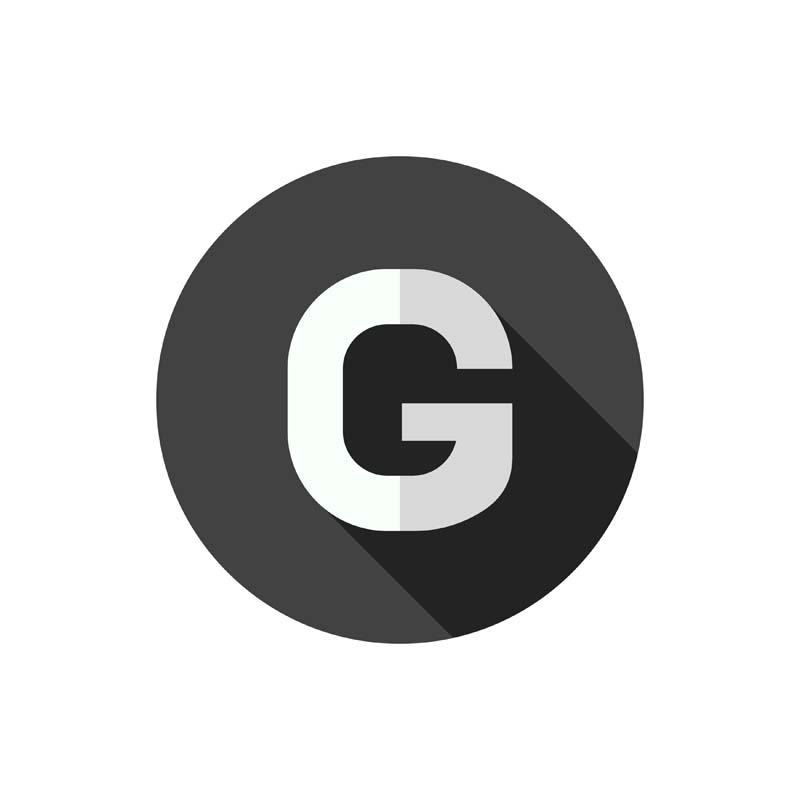 دانلود طرح آیکون حرف G