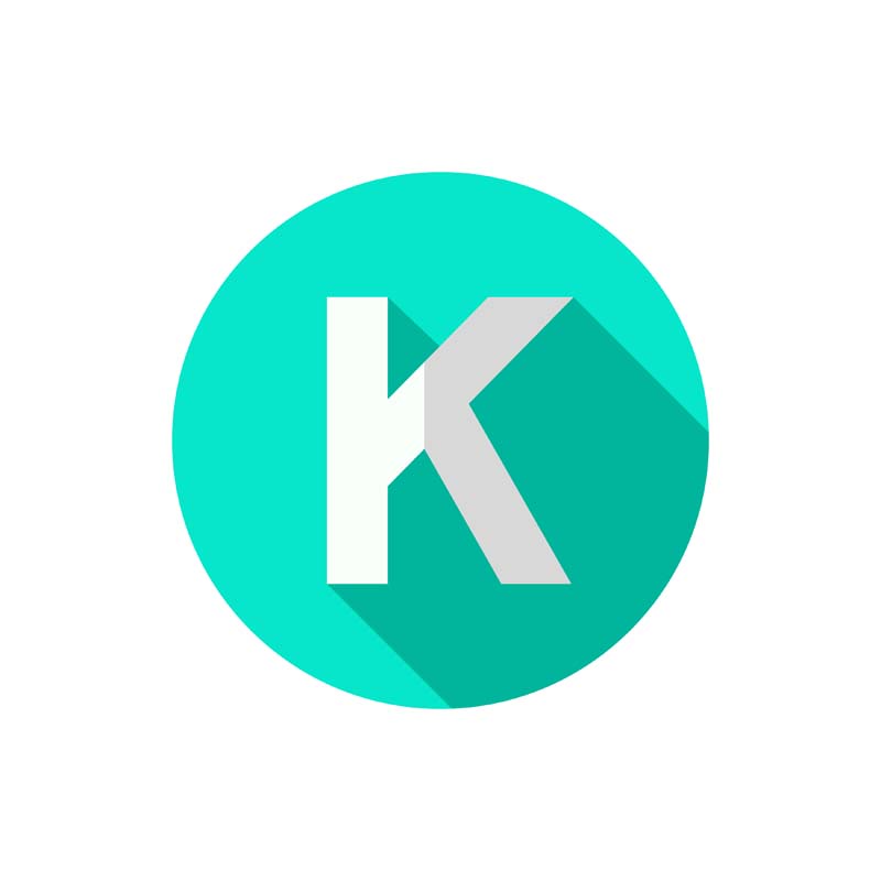 دانلود طرح آیکون حرف K